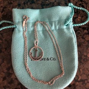 Tiffany & Co. Silver Anchor Necklace